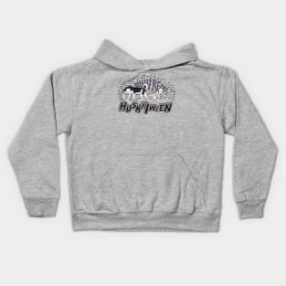 Siberian Husky Halloween Kids Hoodie